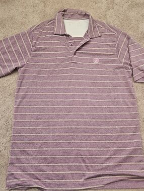 Antigua Mens Purple Royal Kona Hawaii Big Island Golf Polo Medium Tropical